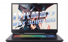 神舟新款战神GX10-CA7KT游戏本上架 搭载RTX 3080显卡