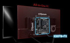 华擎发布AMD X300TM-ITX主板 支持安装AMD锐龙4000系列APU