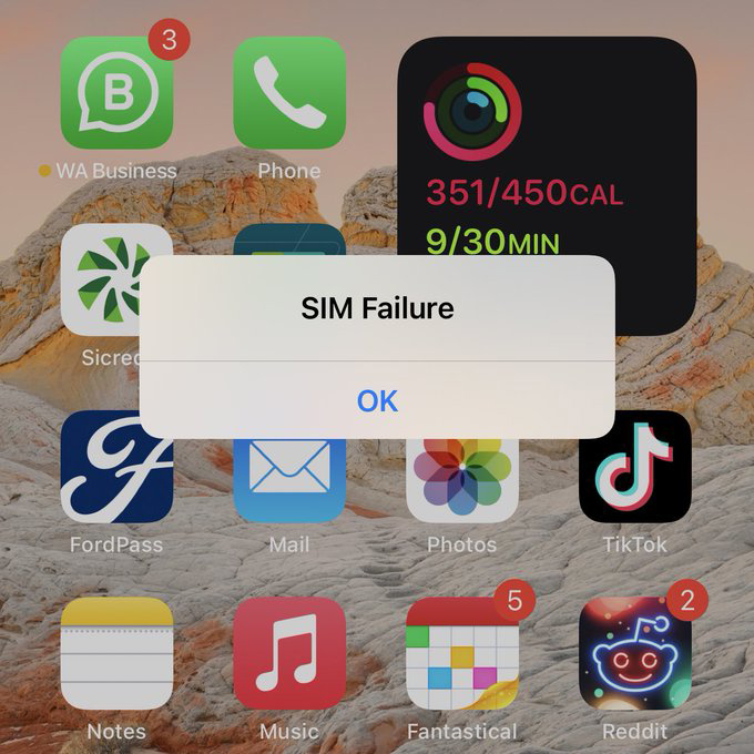 iOS14.7开发者预览版Beta2 bug使手机现“SIM失败”错误