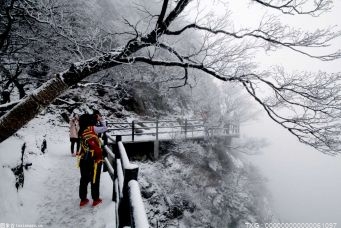 湖北省多地开启“滑雪季”着力将“冷资源”变为”热经济”